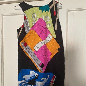 Nicole Miller Vintage Print Dress